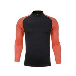 SKWTV058 custom long sleeve football training shirt stitching ribbed cuffs SKWTV058 custom long sleeve football training shirt stitching ribbed cuffs